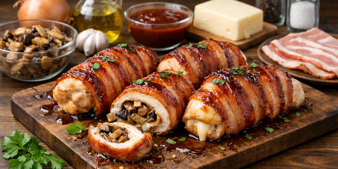 Обычное куриное филе превращаю в сочный рулет с грибами. Делюсь рецептом