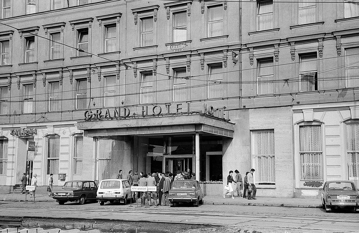 Grand Hotel в Брно, 1978 год