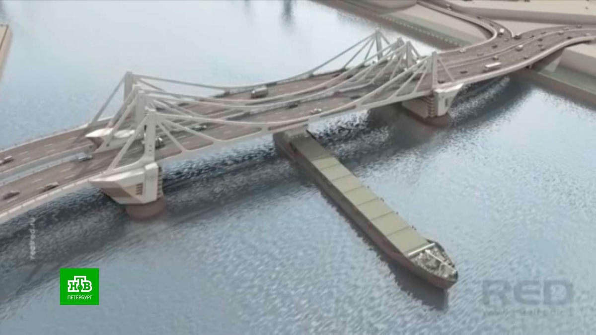      Ново-Адмиралтейский    мост не испортит застройку исторического Петербурга