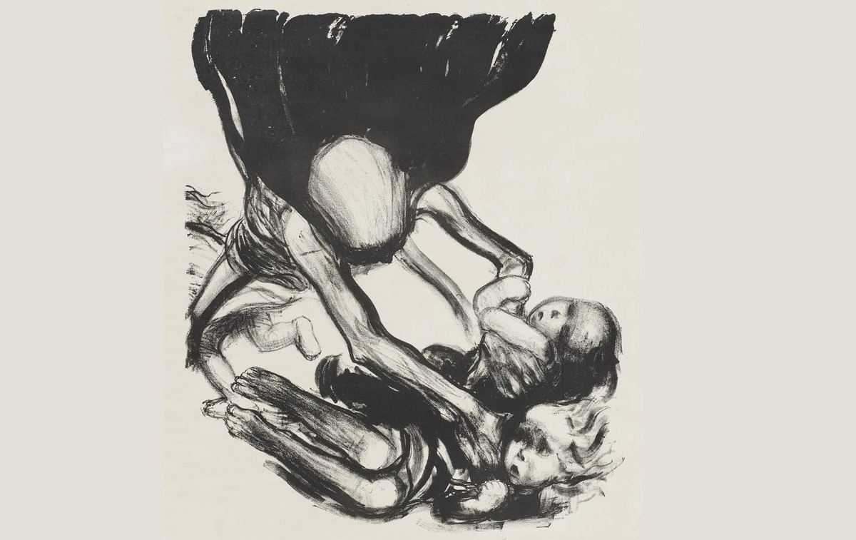     Кете Кольвиц. Смерть хватает детей. Цикл «Смерть». 1934   
undefined
