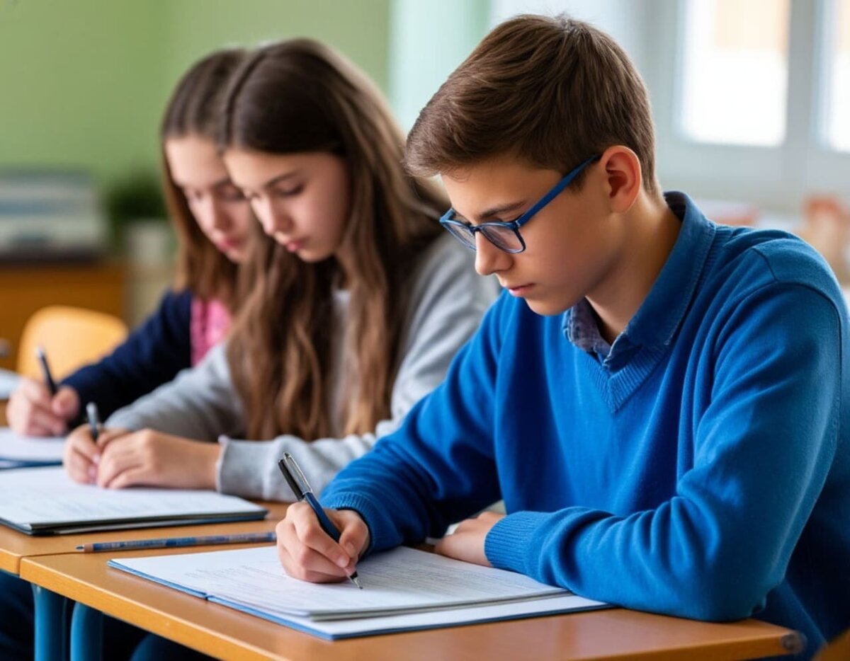 В этом году выпускники 11 классов пока еще могут выбрать вид итогового экзамена/Фото: сгенерировано нейросетью Шедеврум