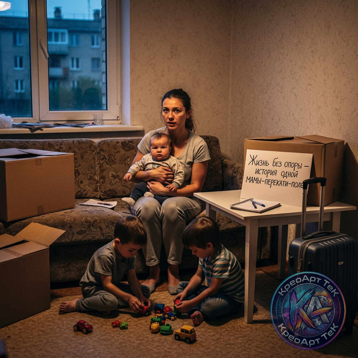 Жизнь без опоры – история одной мамы