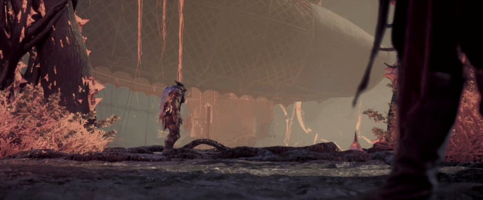 Gif картинка "Встреча Стикса и Флакс на Древе мира"