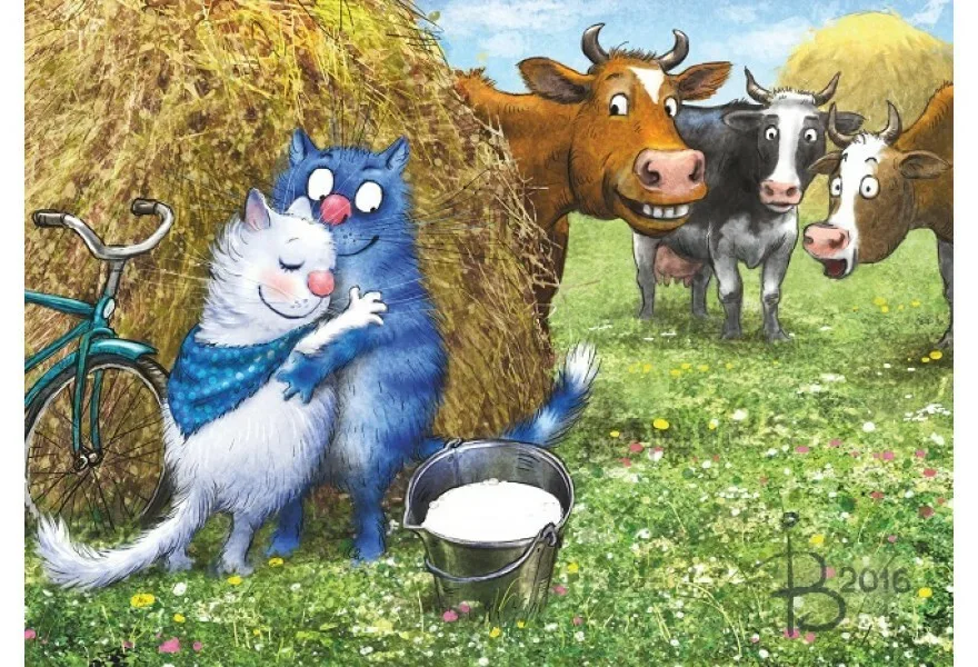 очаровательные коты Рины Зенюк