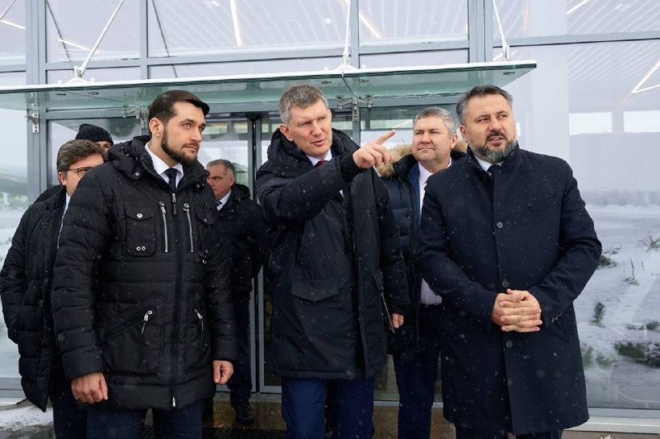    Глава Минэкономразвития РФ Максим Решетников в Республике Алтай. Источник: t.me/asprokopyev