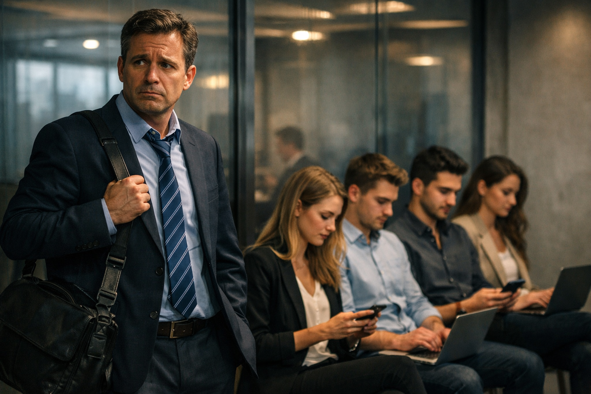 Конкуренция с более молодыми соискателями на рынке труда