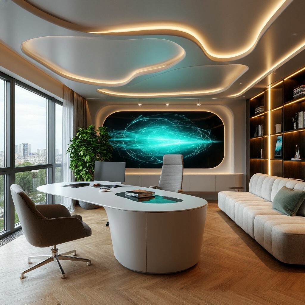 Дизайн домашнего кабинета. Студия Архикомфорт