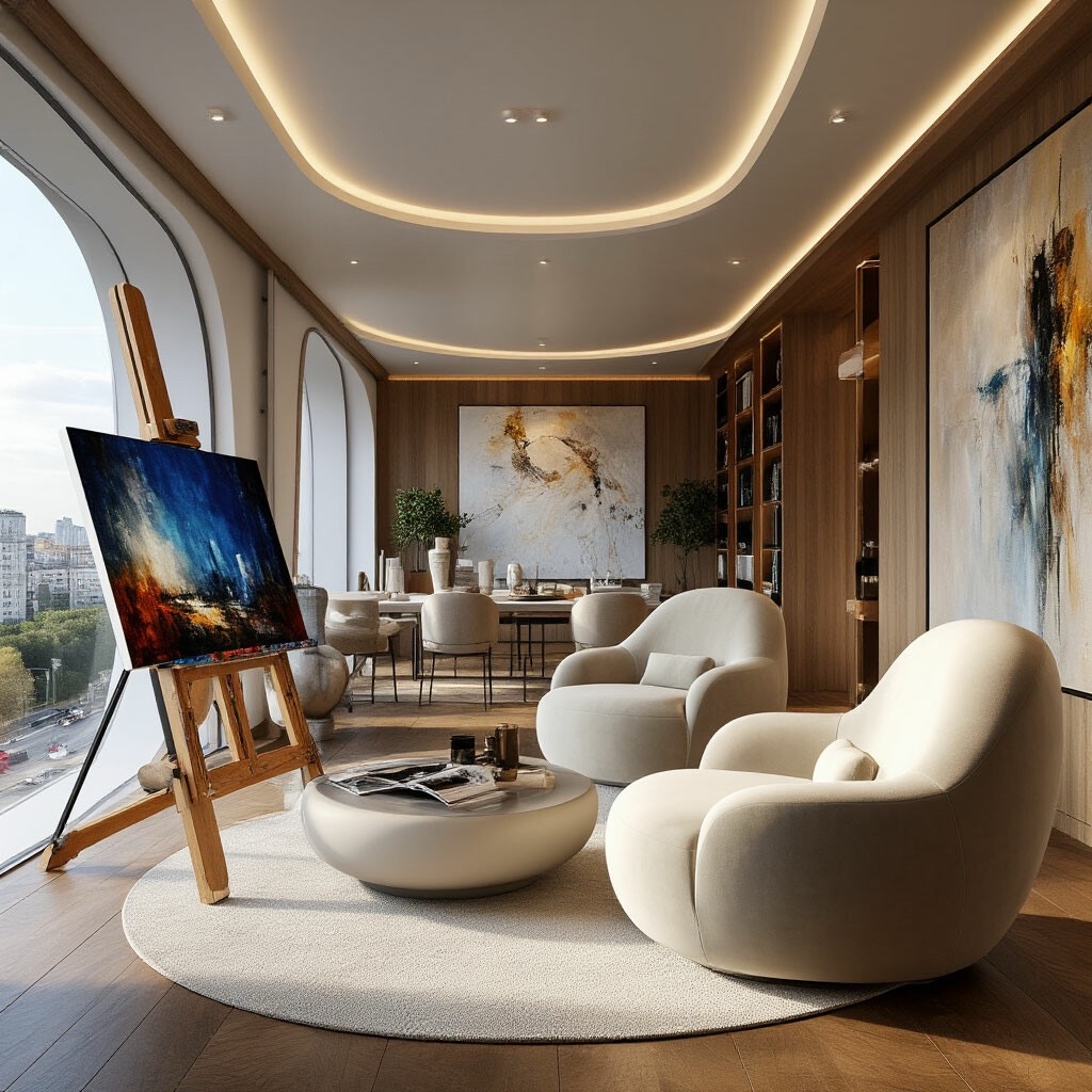 Дизайн домашнего кабинета. Студия Архикомфорт