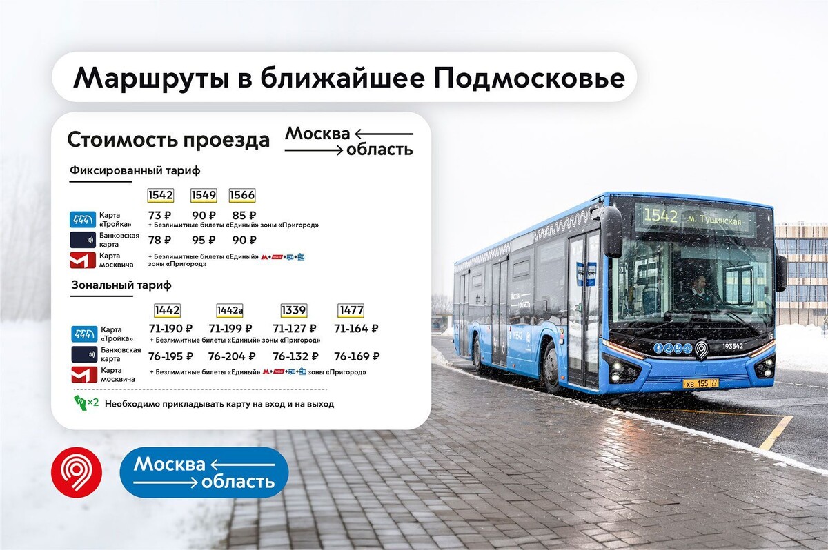    Утверждены тарифы на новых пригородных маршрутах между Москвой и областью