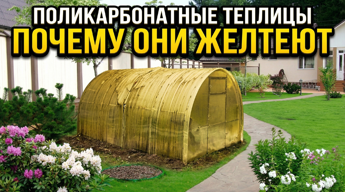 "Красивые" поликарбонатные теплицы