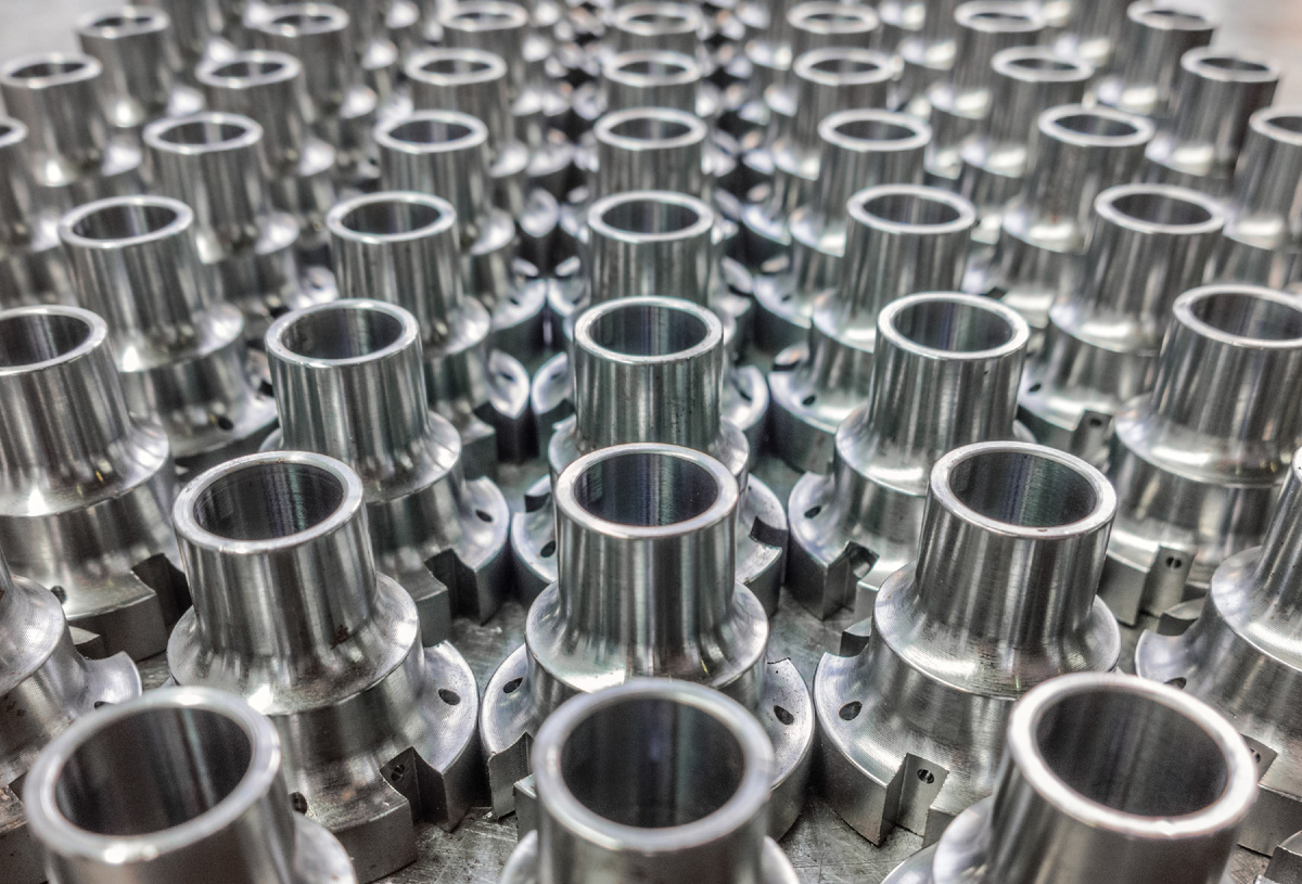 Готовые детали после металлообработки в БОРИС-88