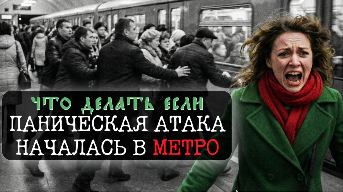 Паническая атака с метро или в толпе, что делать? | Психокалипсис