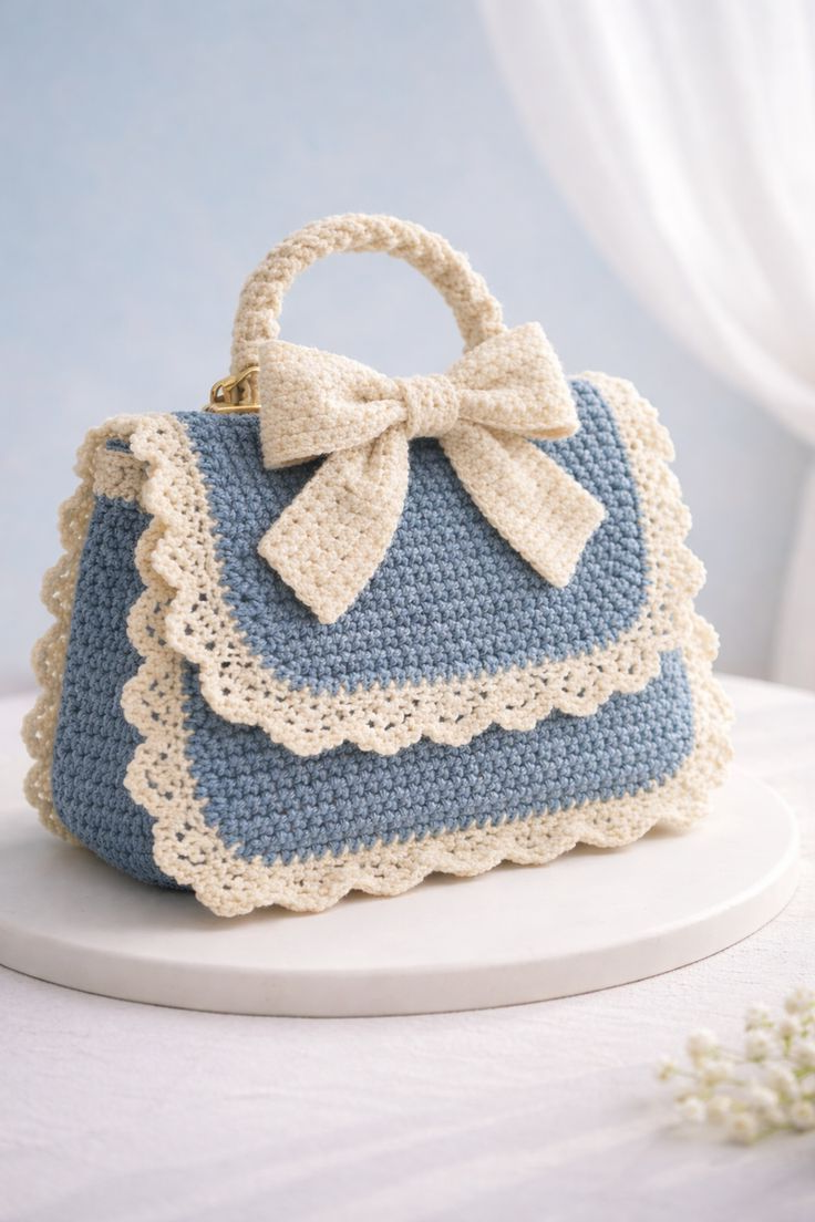 вязаные сумки крючком