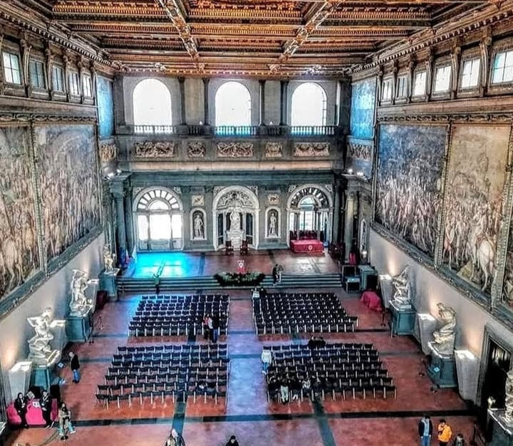 Зал Пятисот в палаццо Веккьо, Флоренция 