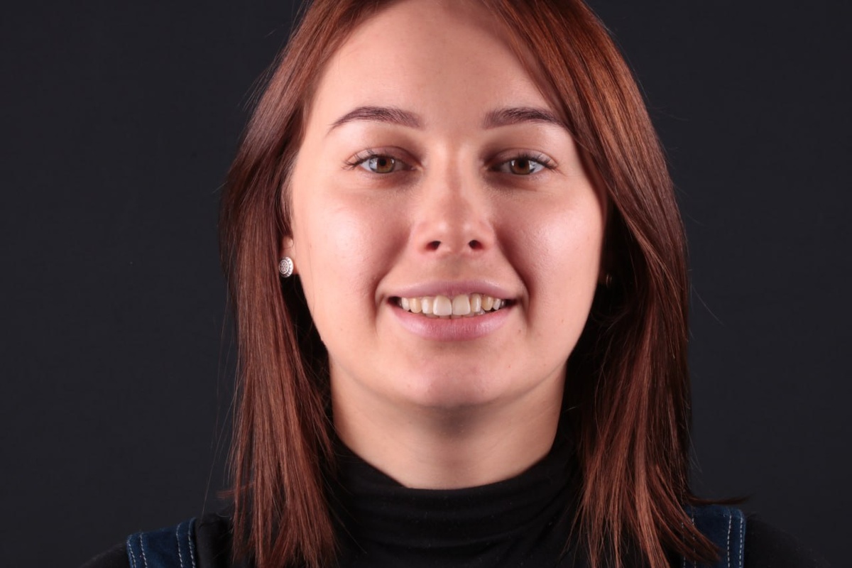 Фото нашей пациентки на момент обращения в клинику. 