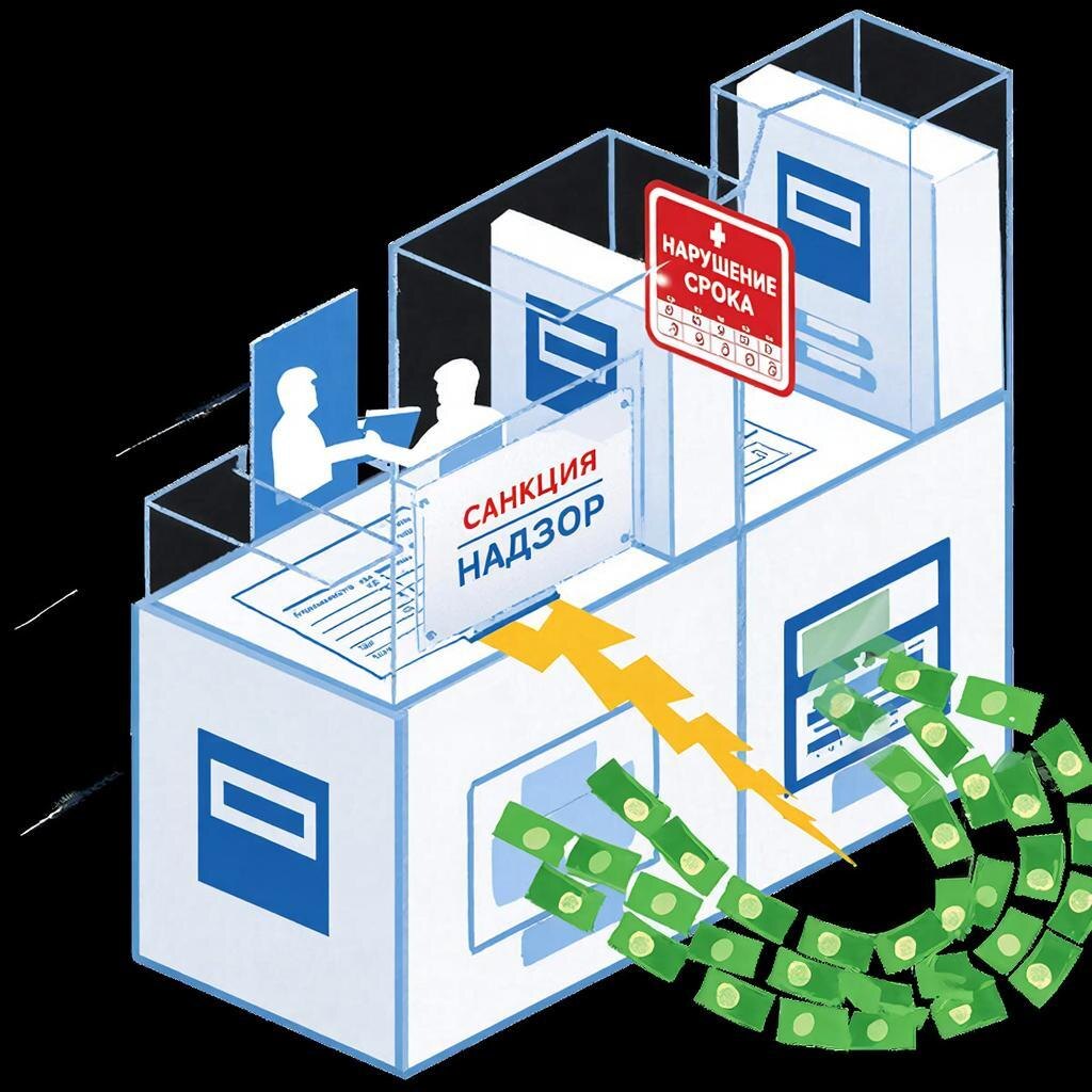 Механизм применения финансовой санкции к страховщику за нарушение сроков отказа в выплате по ОСАГО