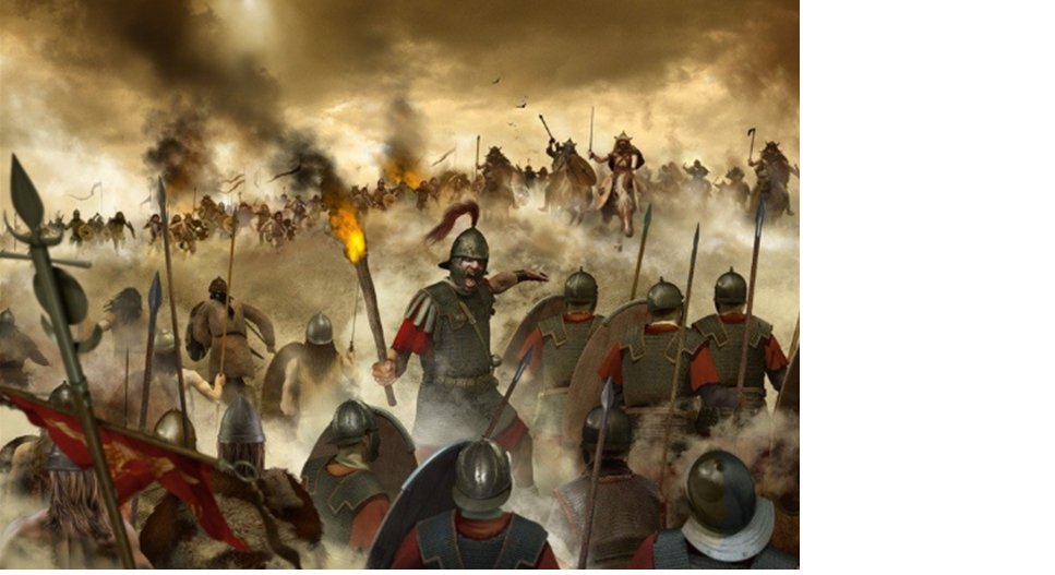 Битва  на Каталаунских полях. 451 год