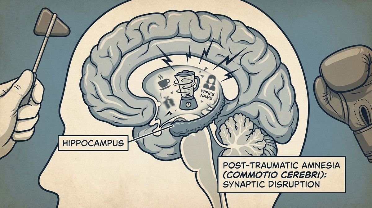 Посттравматическая амнезия. 