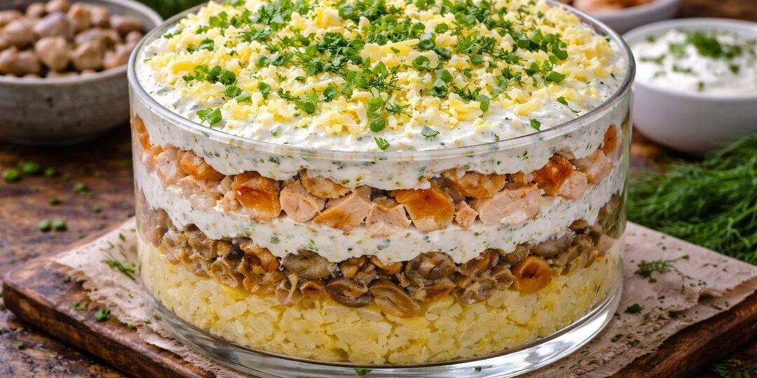 Этот салат у нас ИСЧЕЗАЕТ СО СТОЛА первым. Гости сначала смеются над названием, а потом просят рецепт