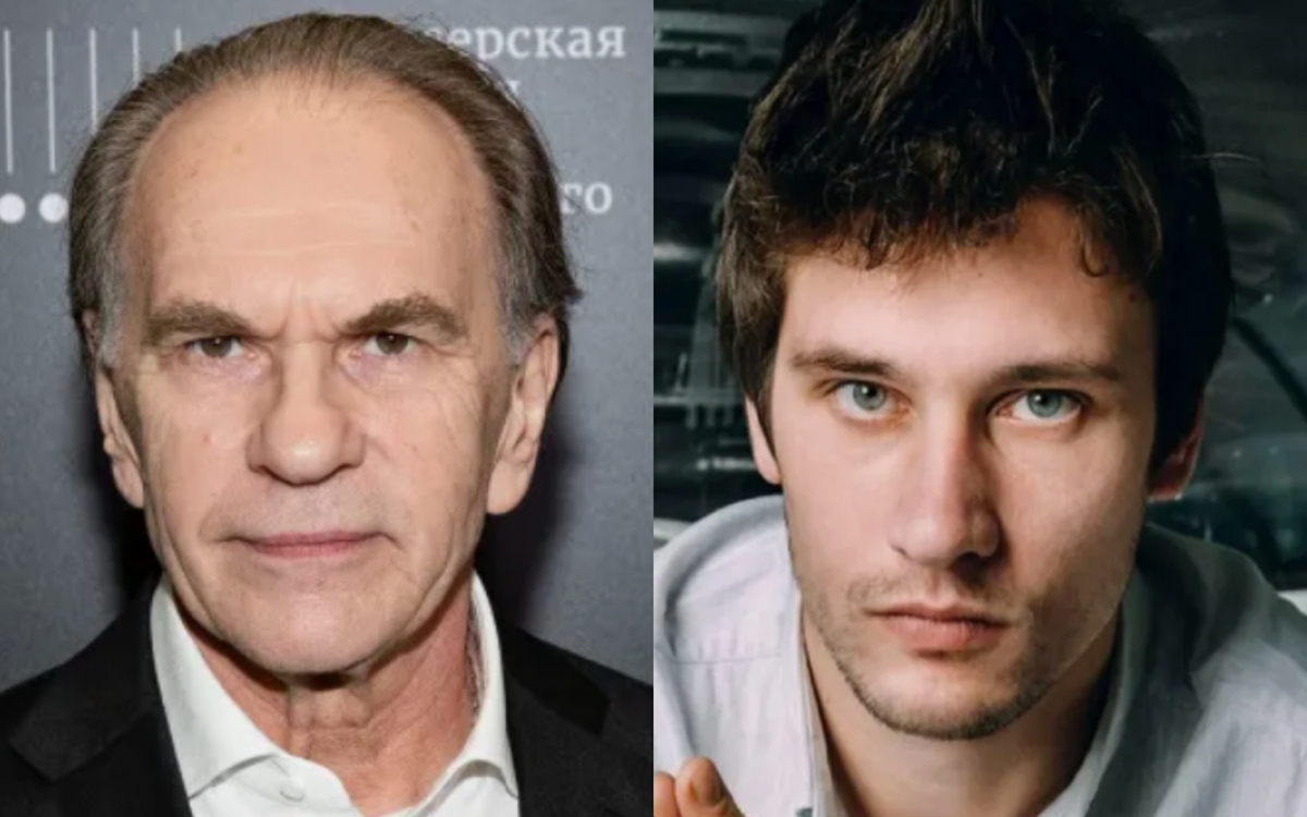 на фото Алексей Гуськов и его сын Владимир 