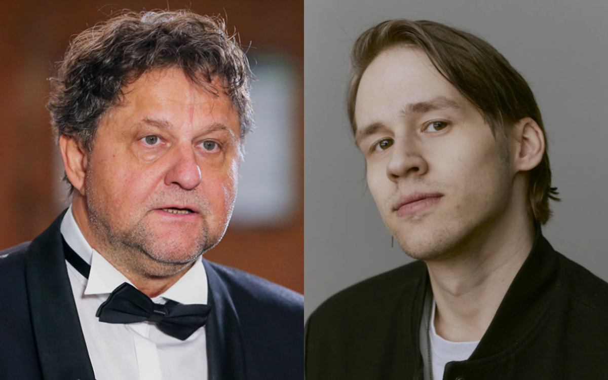 на фото Александр Самойленко и его сын Александр 