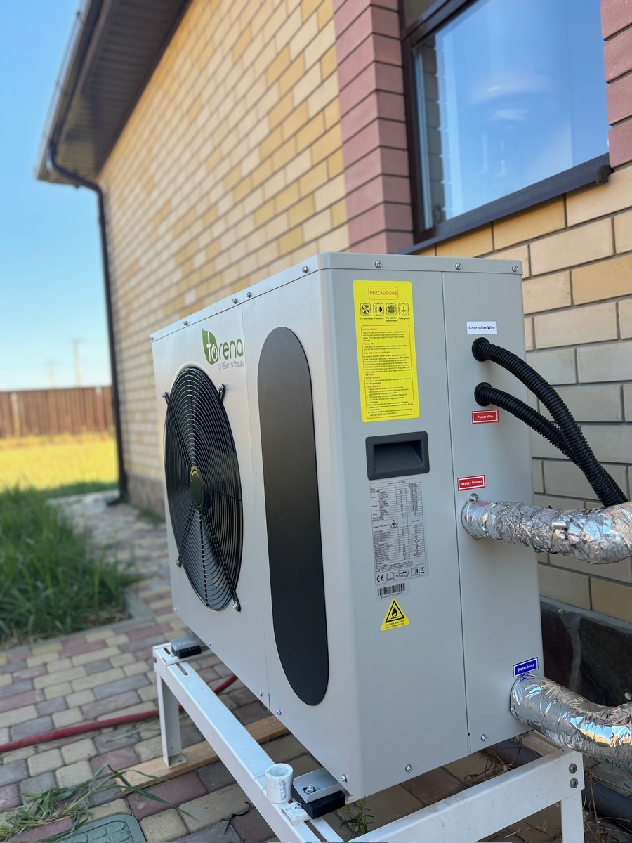 Тепловой насос установленный в головном офисе компании «Мировые мощности»