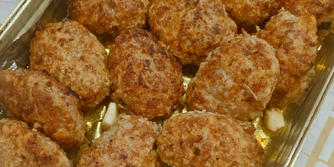 Пышные, сочные котлеты из мяса. Русская кухня