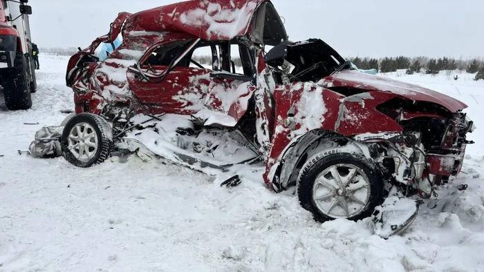 В Кузбассе в ДТП погибли три человека. Обложка © Telegram / Следком Кузбасса