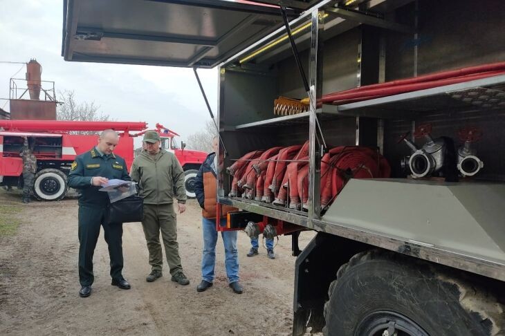 В лесопожарных станциях Крыма прошла проверка сотрудниками Департамента лесного хозяйства по ЮФО