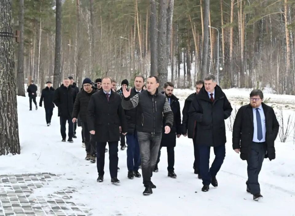    Максим Решетников осмотрел проекты "Бирюзовой Катуни". Источник: t.me/tomenko_22