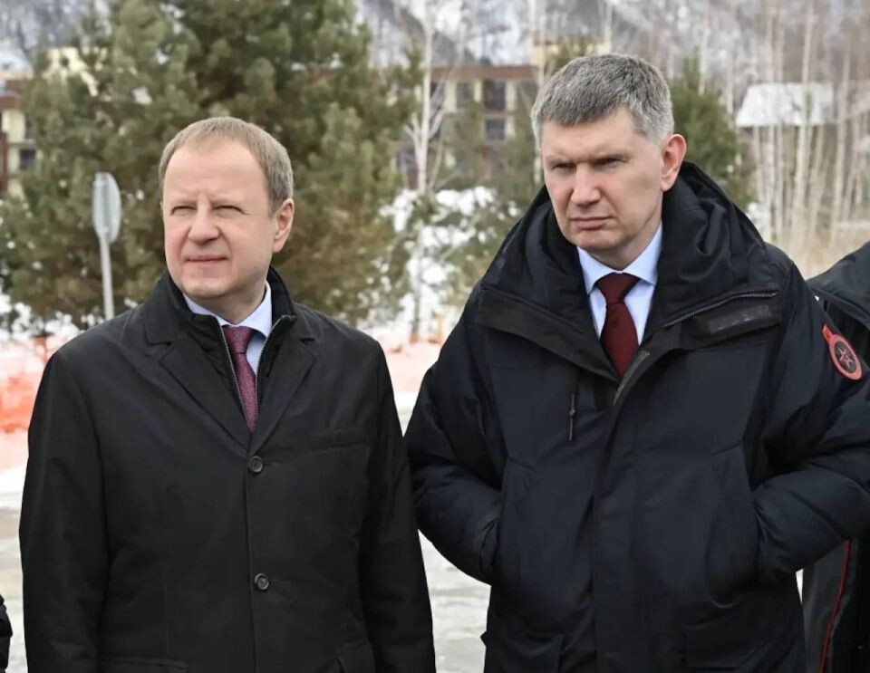    Максим Решетников осмотрел проекты "Бирюзовой Катуни". Источник: t.me/tomenko_22