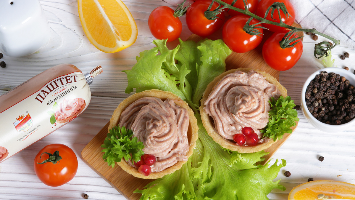 Мясной паштет «Домашний» ТМ «ЕРМОЛИНО»