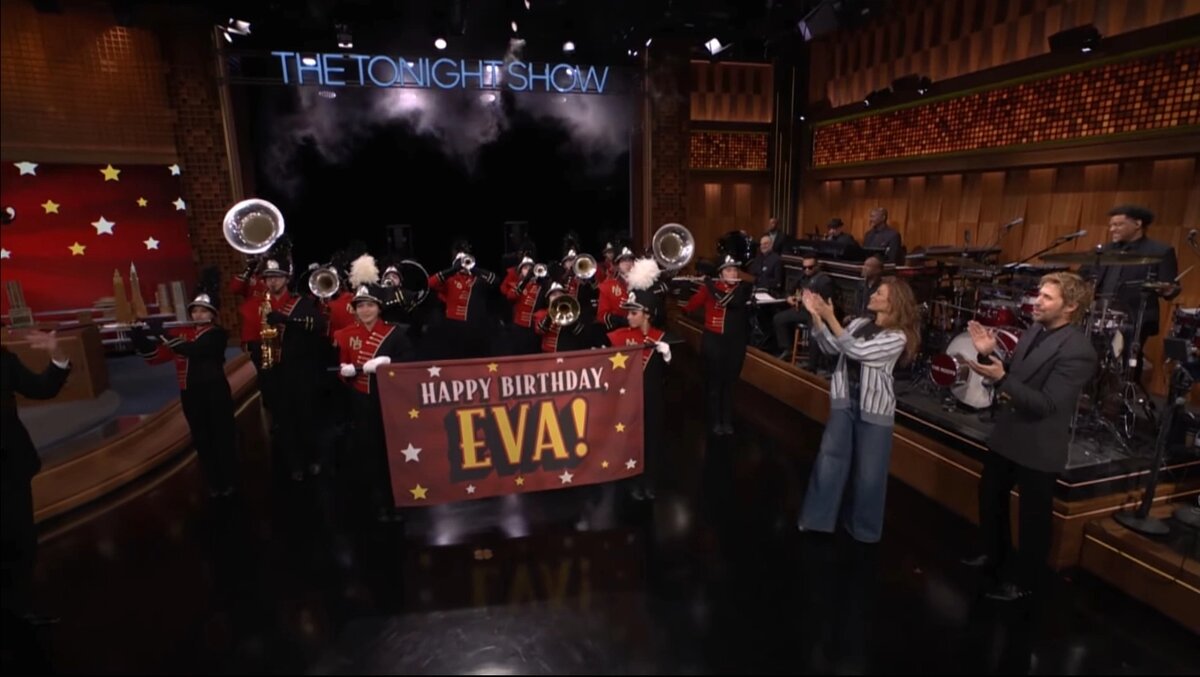 ФОТО: кадр из передачи «Ночное шоу с Джимми Фэллоном»📷
