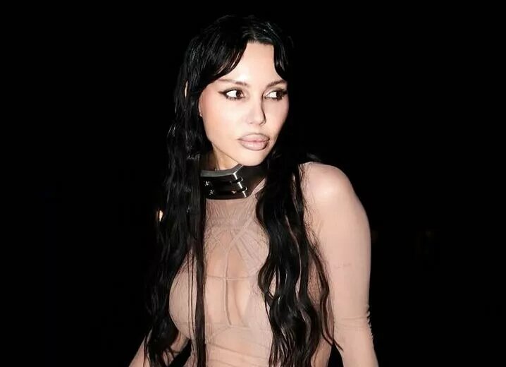    Оксана Самойлова показала провокационный наряд с показа Rick Owens