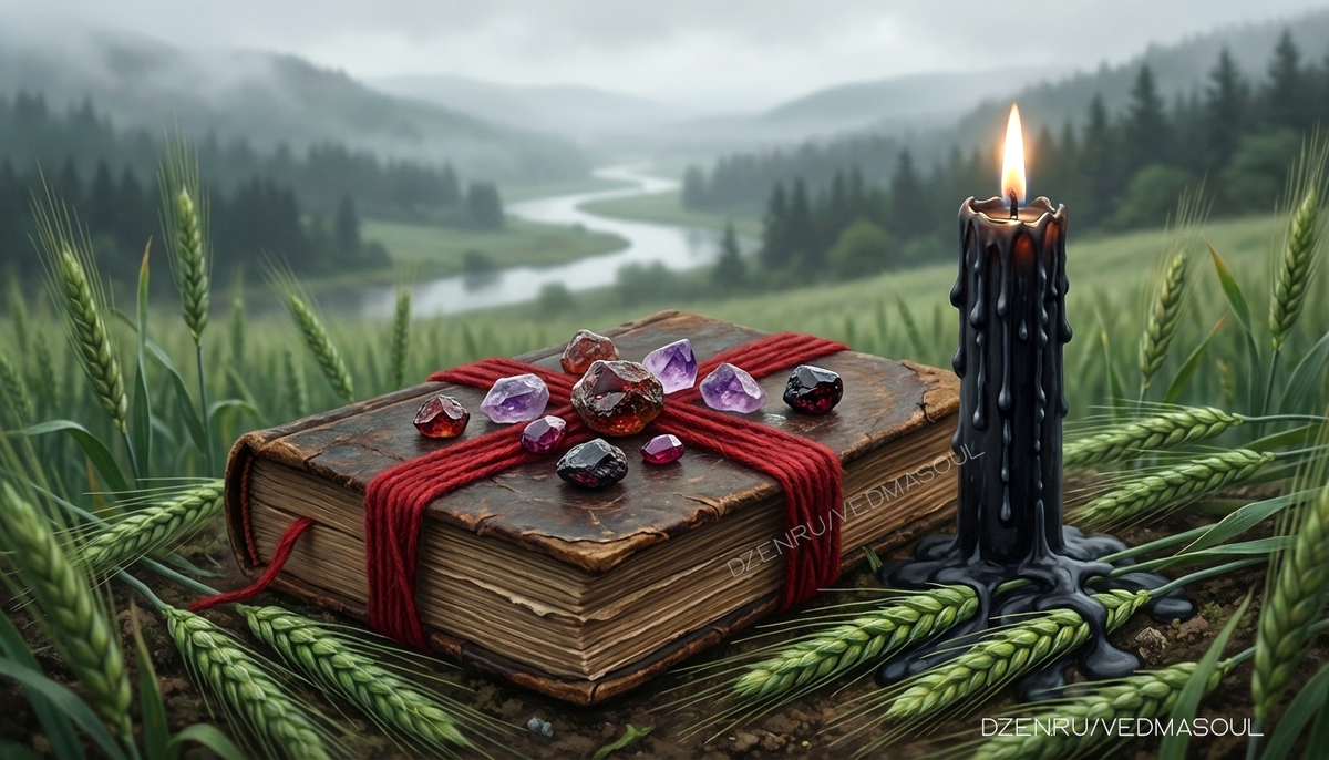 © Авторское изображение @vedmasoul. Cгенерировано ИИ. Порча, крадник, ритуал, чистка