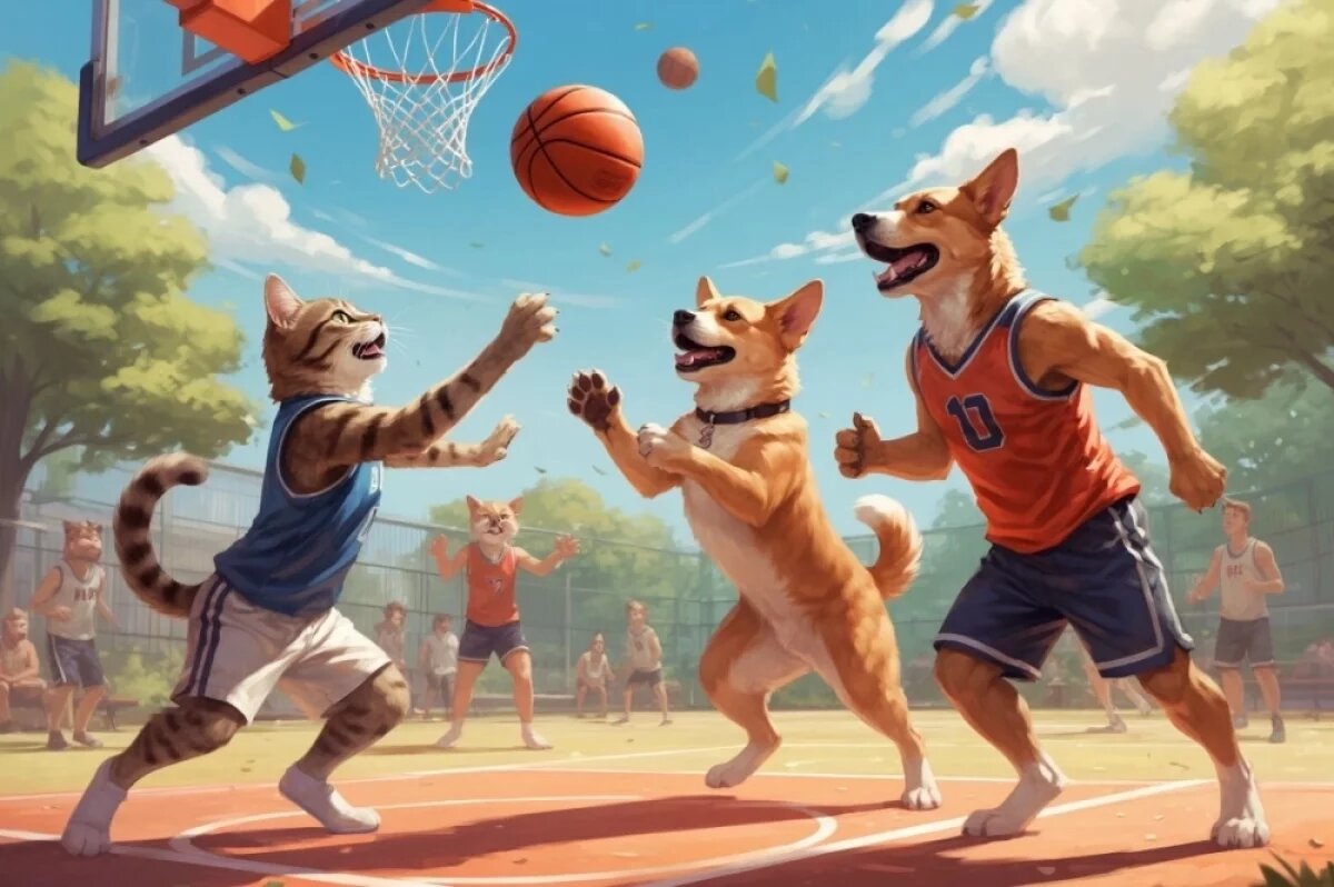    В Твери на баскетбольной арене сразятся любители кошек с любителями собак