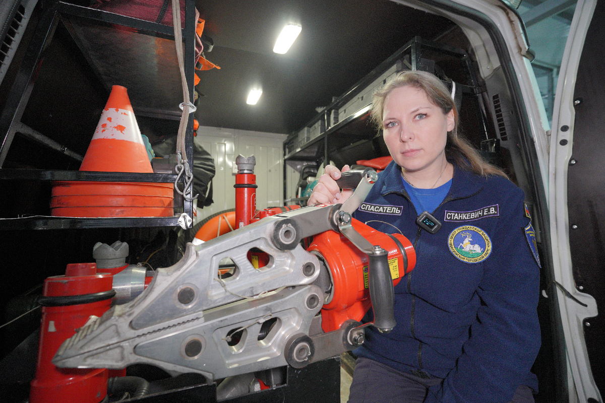 Екатерина Станкевич - спасатель 