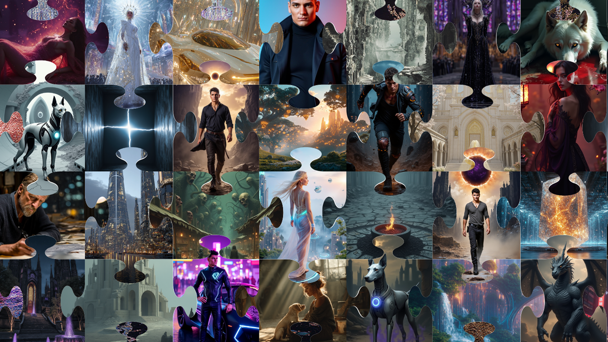 Иллюстрации для цикла «Синтетическая утопия: за гранью кода»