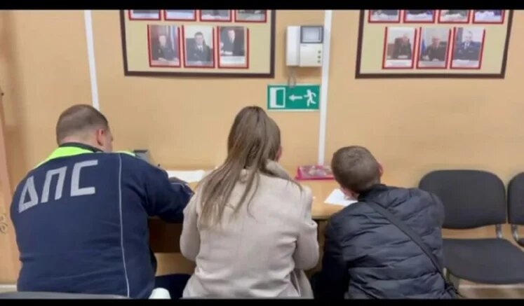    Задержание подростка-лихача. Фото: t.me/gibdd123region