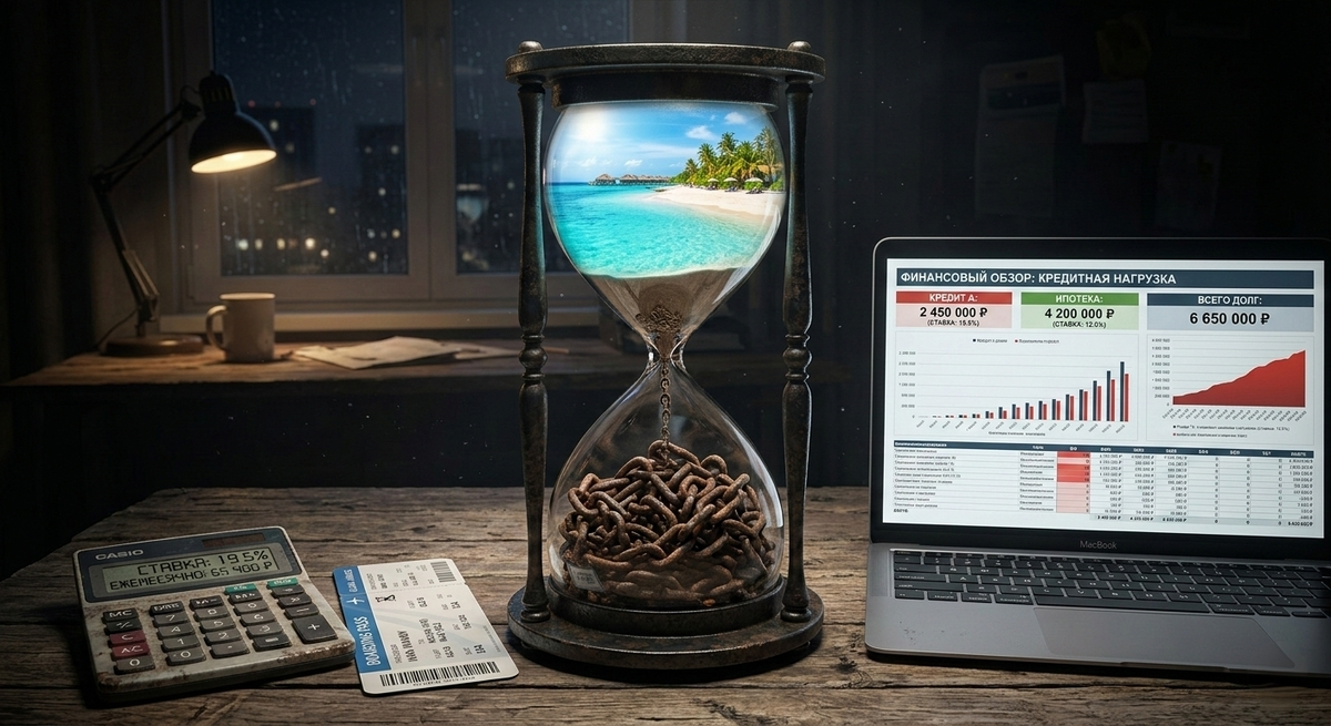 «Отпуск в кредит — это как пить соленую воду: жажду не утоляет, а проблем добавляет. Настоящий отдых начинается там, где заканчиваются долги. Позвольте себе свободу, а не очередную рассрочку».