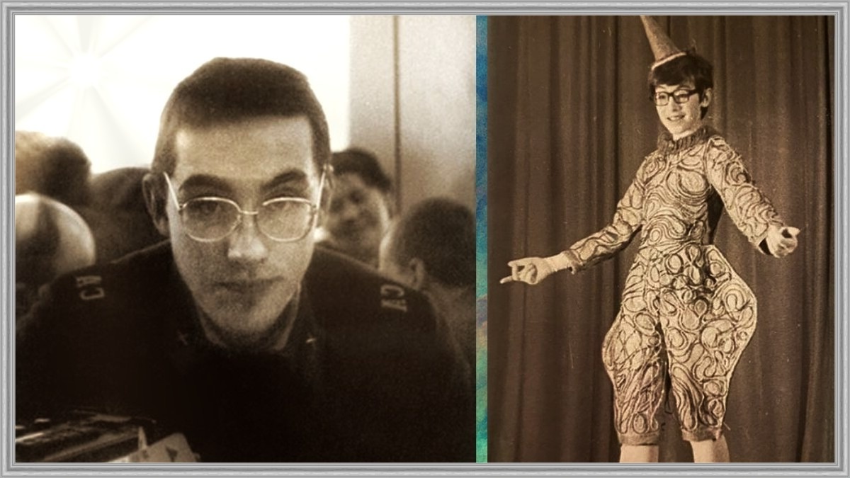 Кстати, в юности он даже пять раз становился победителем городских конкурсов эстрадного циркового искусства. Так что сцена в его жизни появилась задолго до телевидения.
