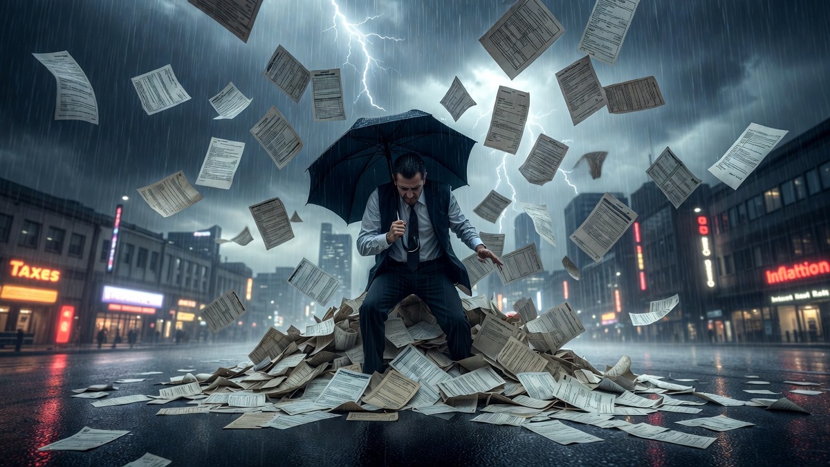 Это с неба счета по налогам и коммуналке валятся