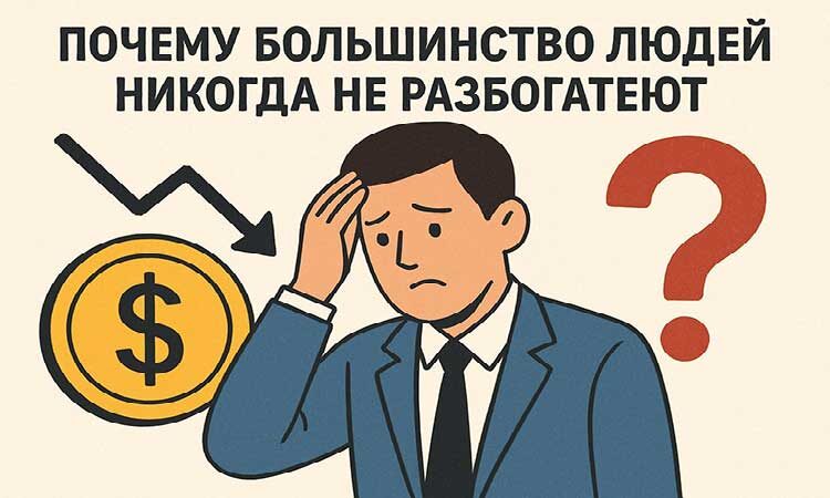 Почему большинство людей никогда не разбогатеют