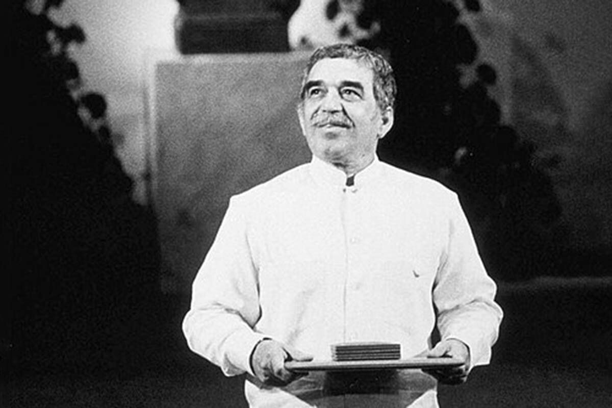 Габриэль Гарсиа Маркес на получении Нобелевской премии по литературе. Источник: Debray05 / wikimedia.org / CC-BY-4.0📷
