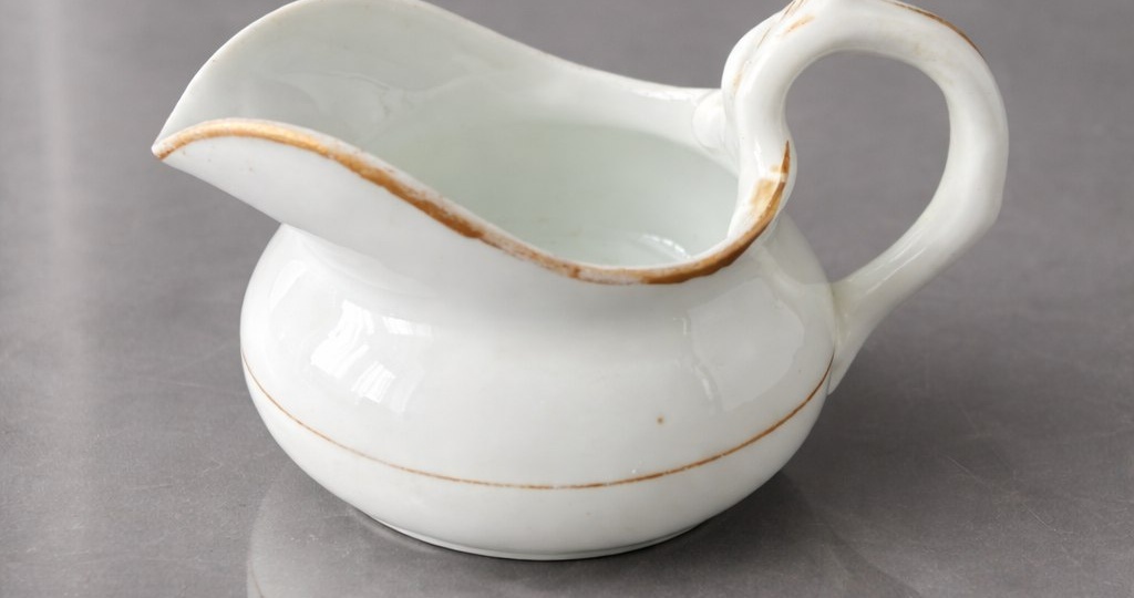 Старинный молочник, сияние прошлого.