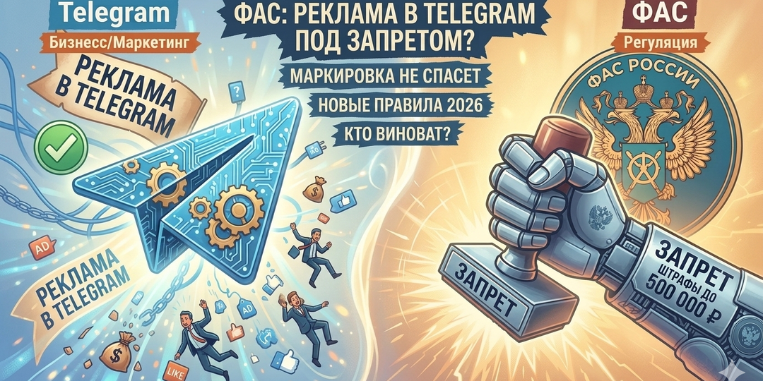 Реклама в Telegram под запретом? Разбираем новую позицию ФАС.