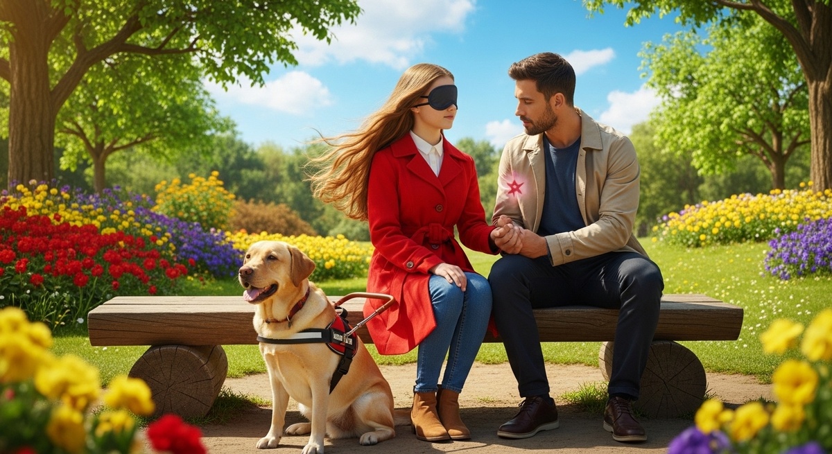    Рассказы и истории - Собака-поводырь привела к брату