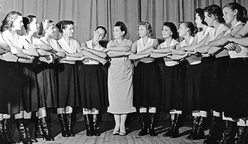 Надежда Надеждина на репетиции