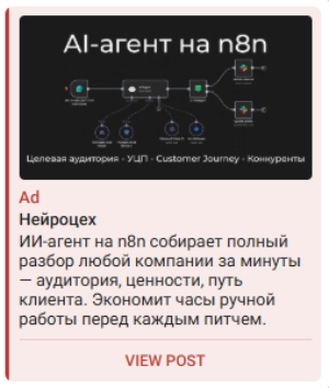 Самые успешные креативы за период
