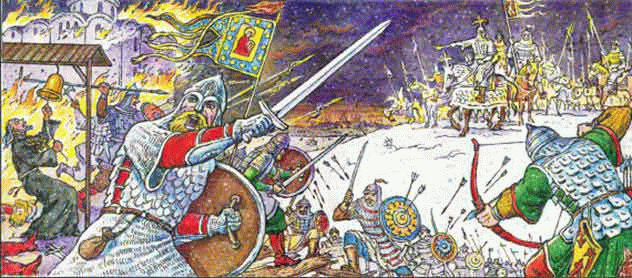 Оборона Владимира-Волынского от монгол. 